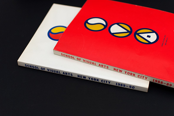 SVA catalogues with Scher's logo