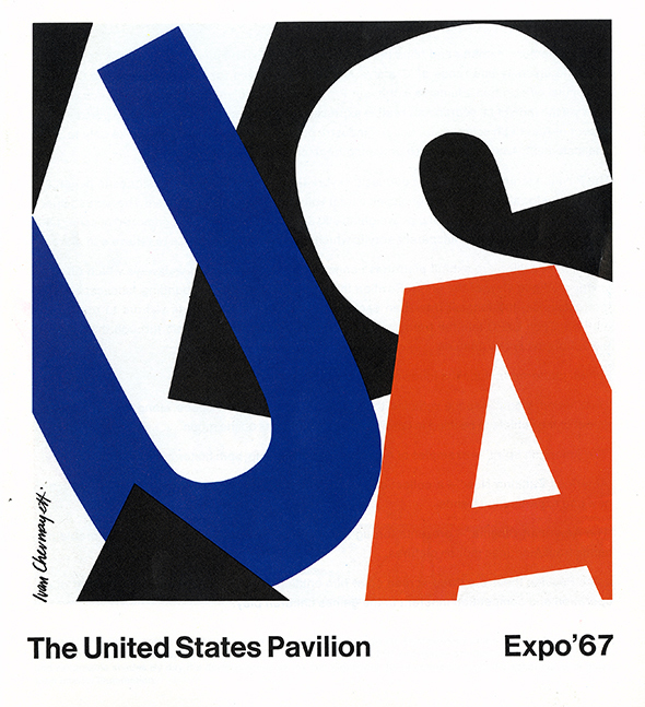 Large text of the letters U,S, and A in blue, white, and red.