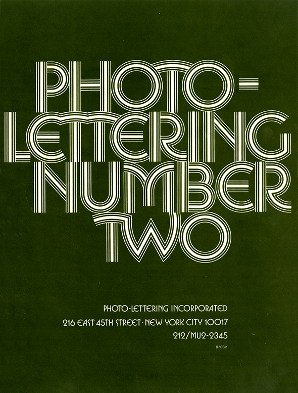 Photo-Lettering Number Two cover.