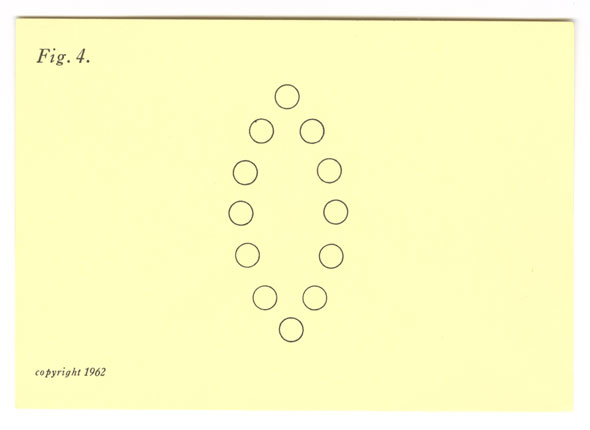 Labeled Fig. 4, a graphic of black line circles arranged in a pointed oval shape against a yellow background