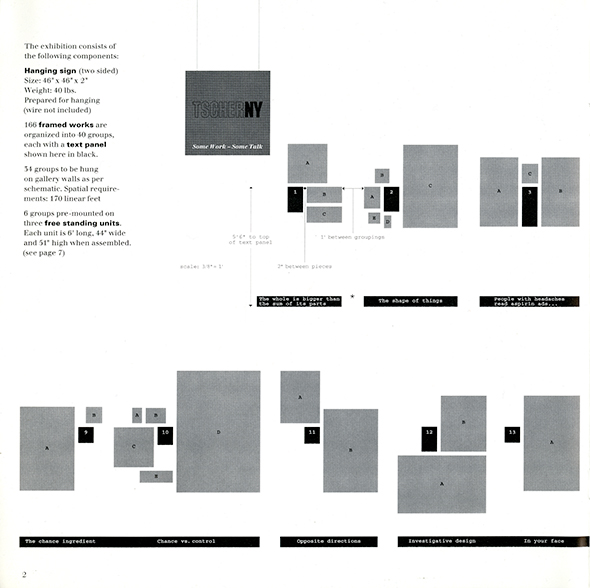 Exhibtiion installation instructions