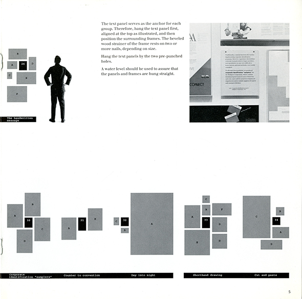 Exhibition installation instructions