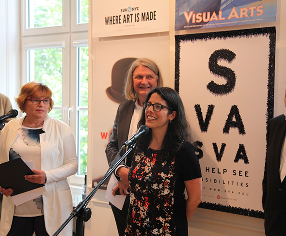 exhibition opening photograph